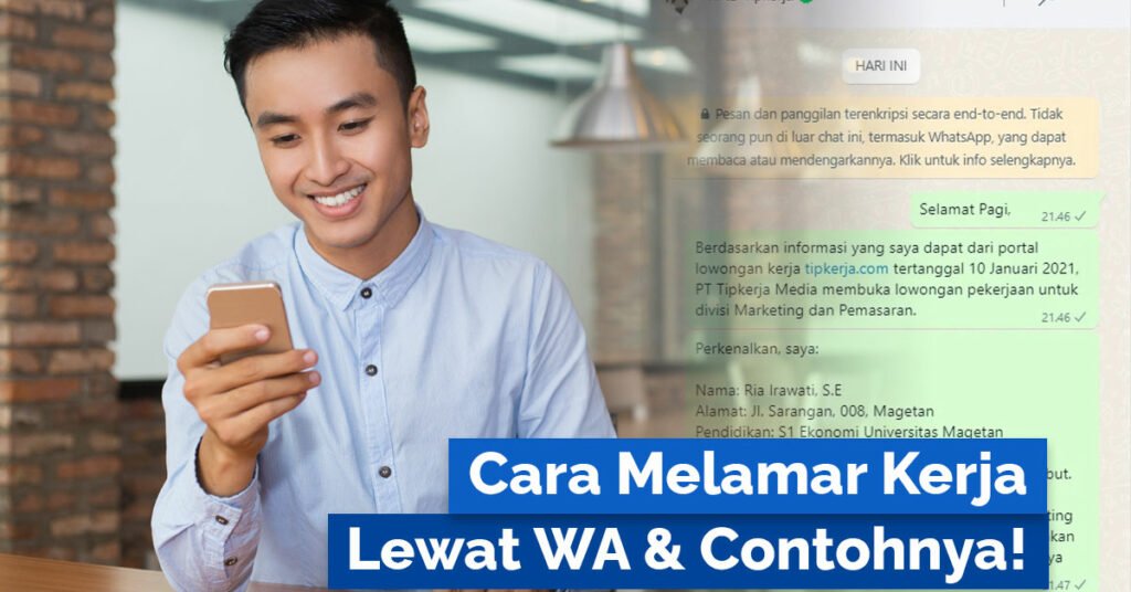 cara melamar kerja lewat wa